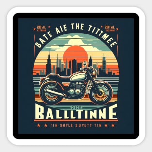 classic motorcycle Sticker